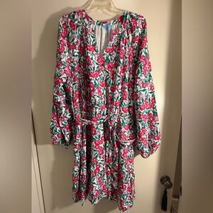 Draper James Floral Dress - Pink and Green